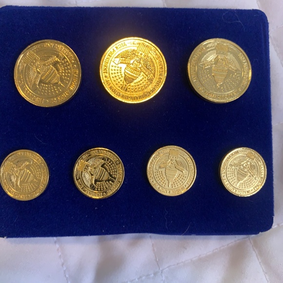 1980 Ronald Reagan Presidential Inaugural; U.S. Presidential Seal blazer button - Picture 8 of 12